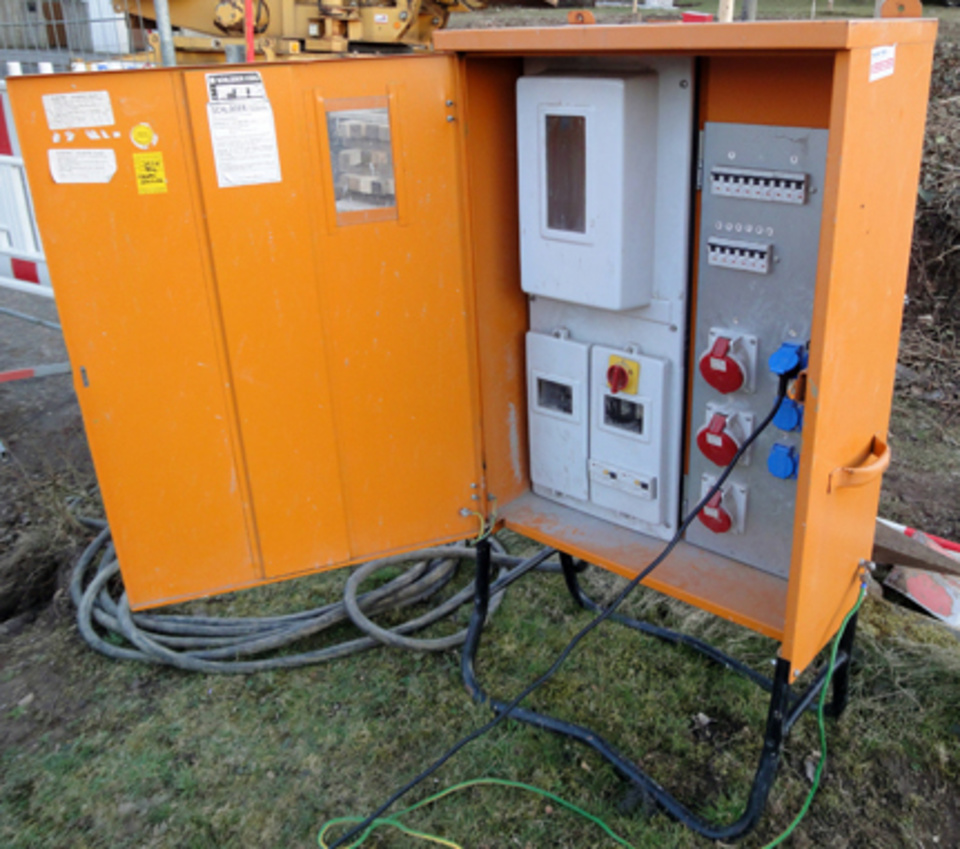 Baustromkasten bei Elektro Steber GmbH & Co. KG in Weil