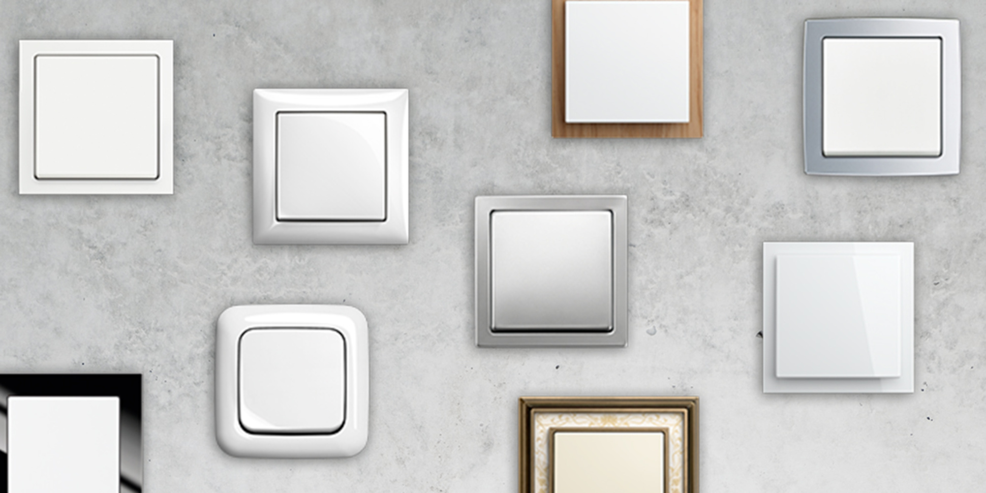 Schalterprogramme bei Elektro Steber GmbH & Co. KG in Weil